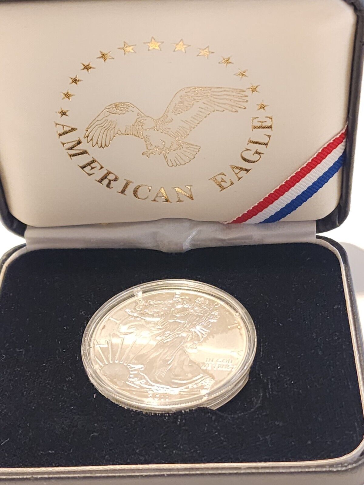 2011 American Silver Eagle 1 Troy Oz .999 Fine Silver Actual Coin Pictured