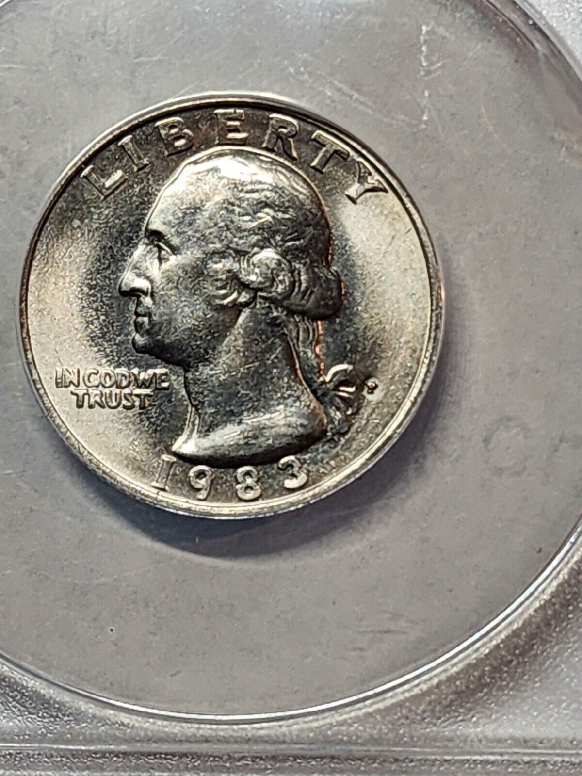 1983-P Washington Quarter Brilliant, Certified MS64, ANACS