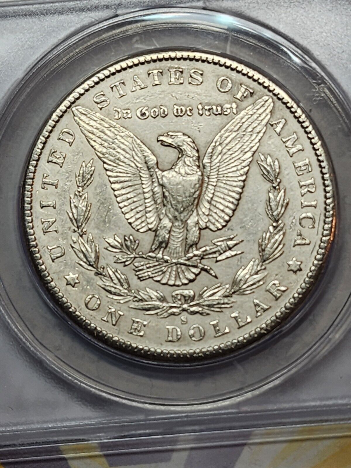 1880 S Morgan Silver Dollar - San Francisco Mint - ANACS AU55