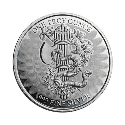 Unity & Liberty Symbol - 1 oz .999 Fine Silver Round - In God we Trust