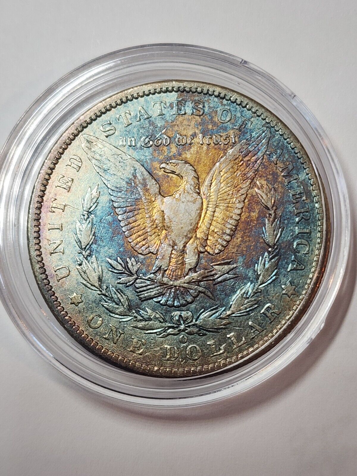 1900-O Morgan Silver Dollar, Extra Fine - AU Condition - Air Tire - Toning