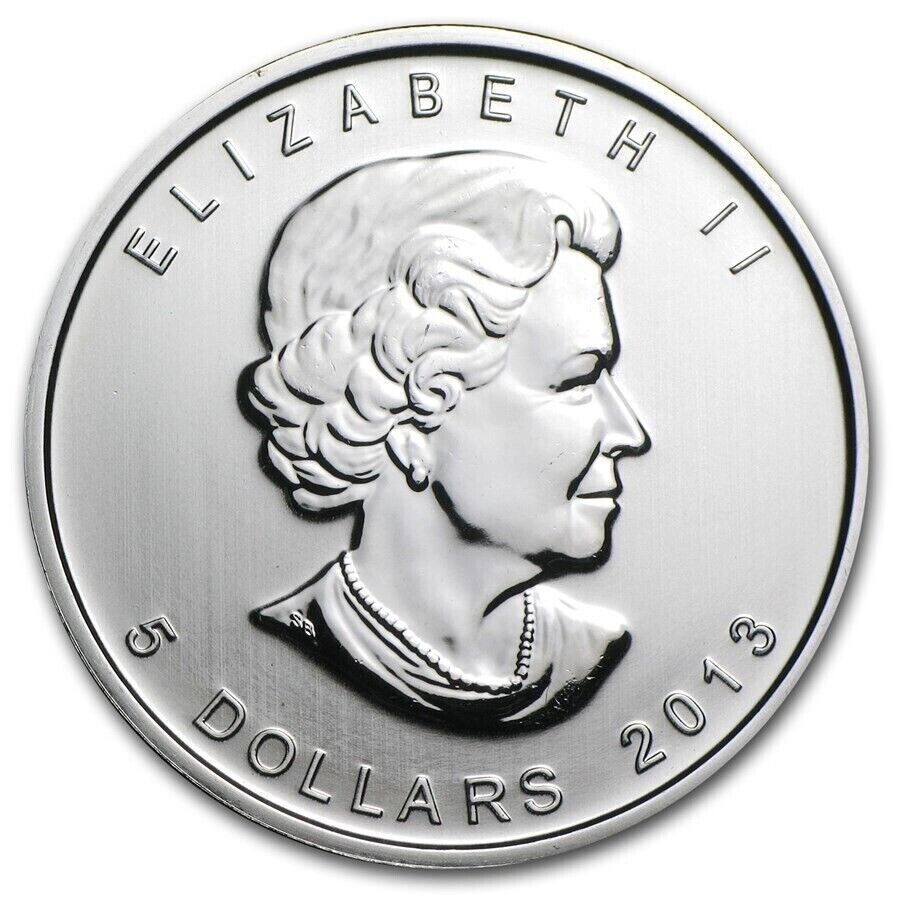 2013 Canada $5 Dollars 1oz .9999 Silver BU * BUFFALO * Wildlife Series Coin