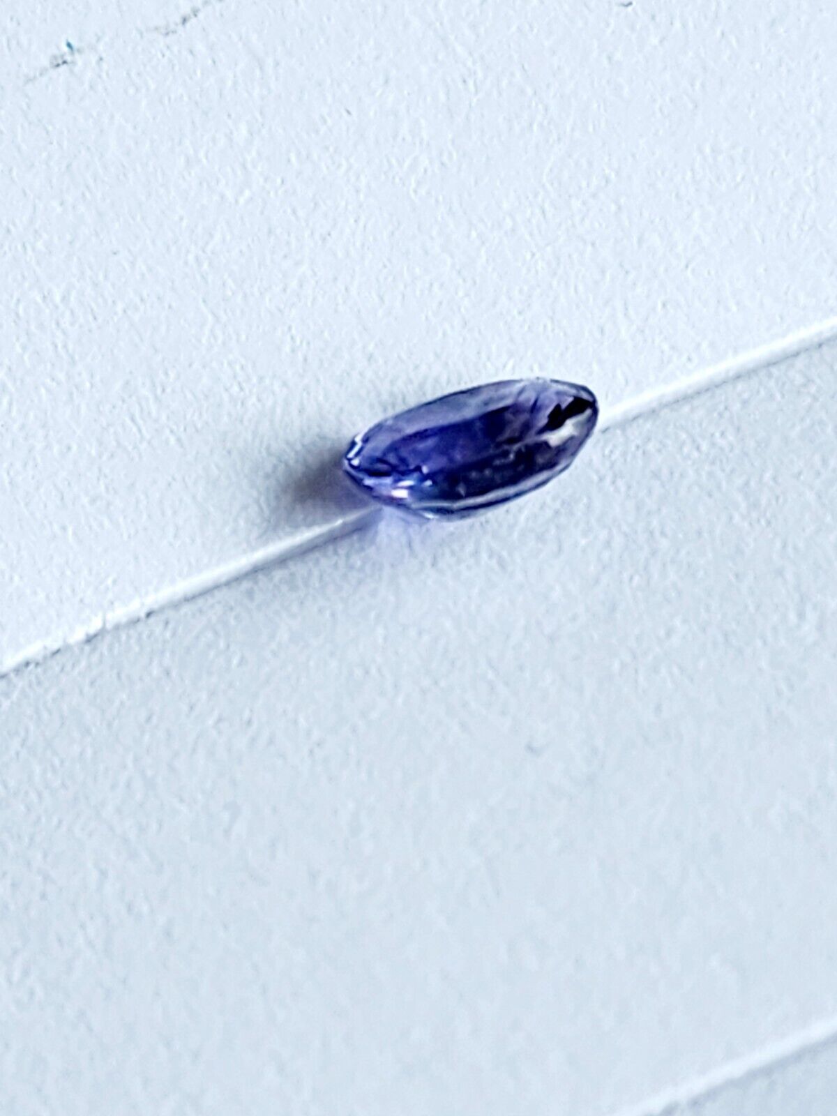 0.98 ct Loose Oval Cut Genuine Blue / Purple Sapphire Gemstone 7 x 5mm