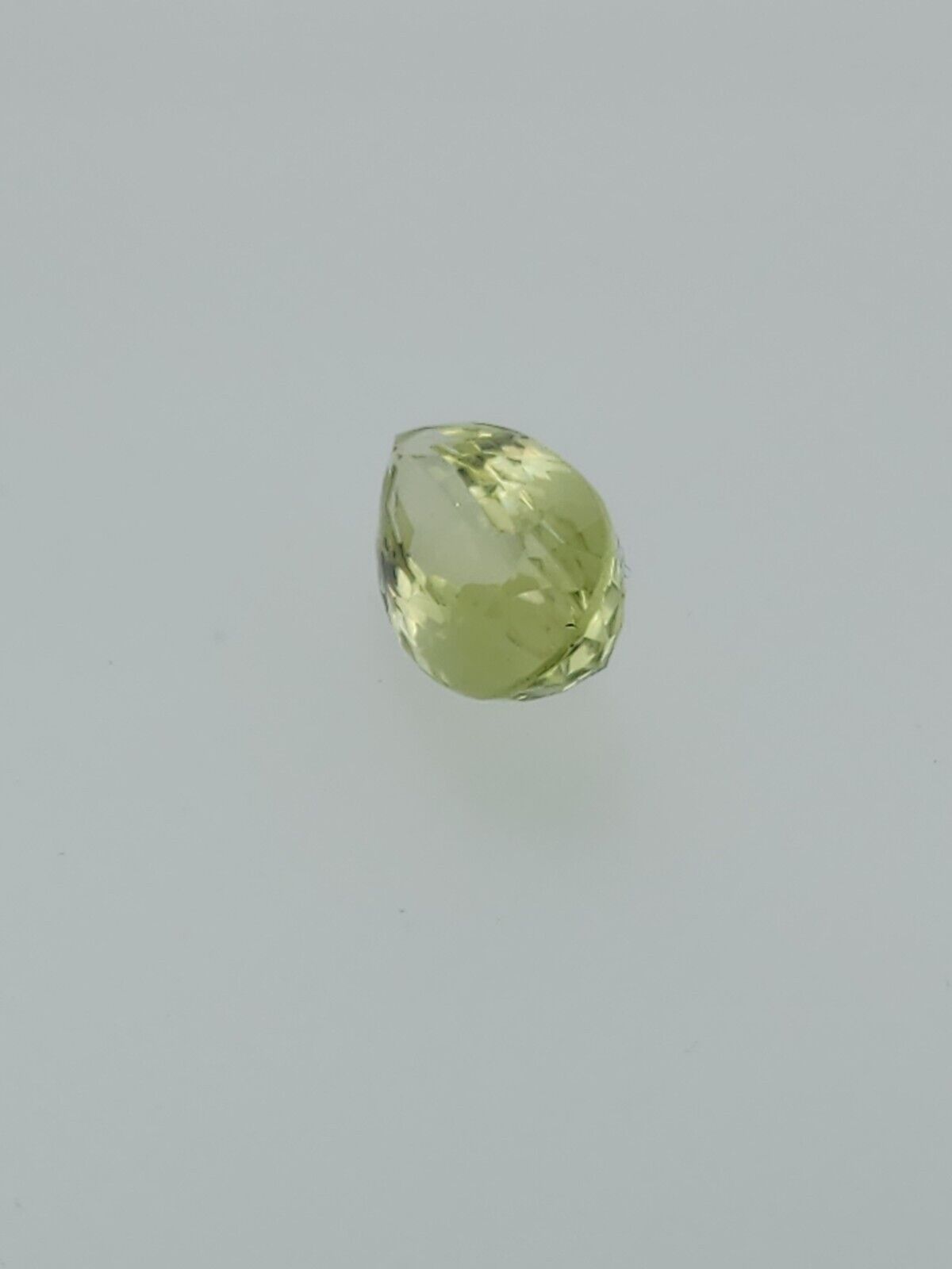 10.48 Ct Pear Shaped Herderite, GIA Report, Ultra Rare, Greenish Yellow, Wow