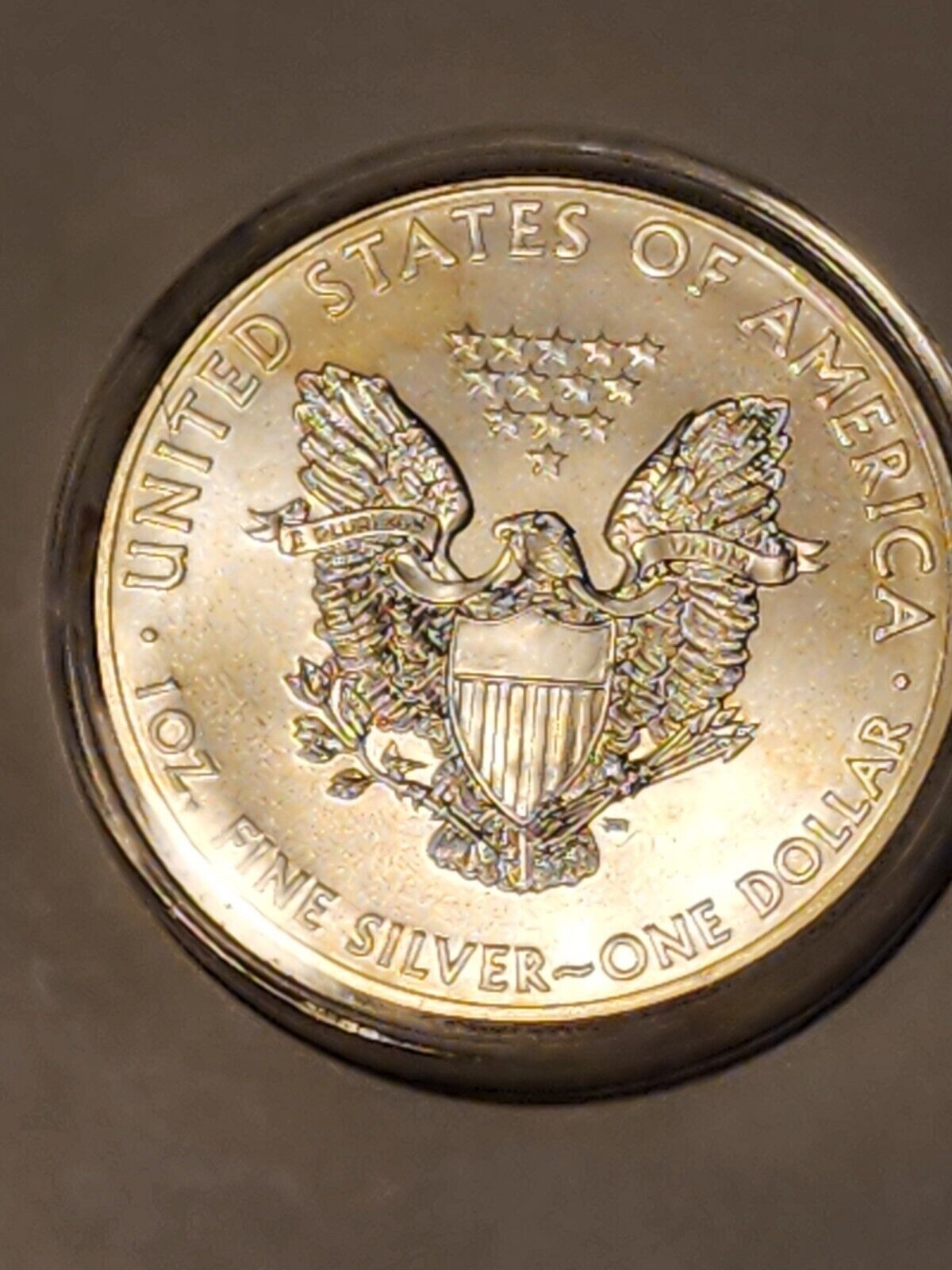 2011 American Silver Eagle 1 Troy Oz .999 Fine Silver Actual Coin Pictured