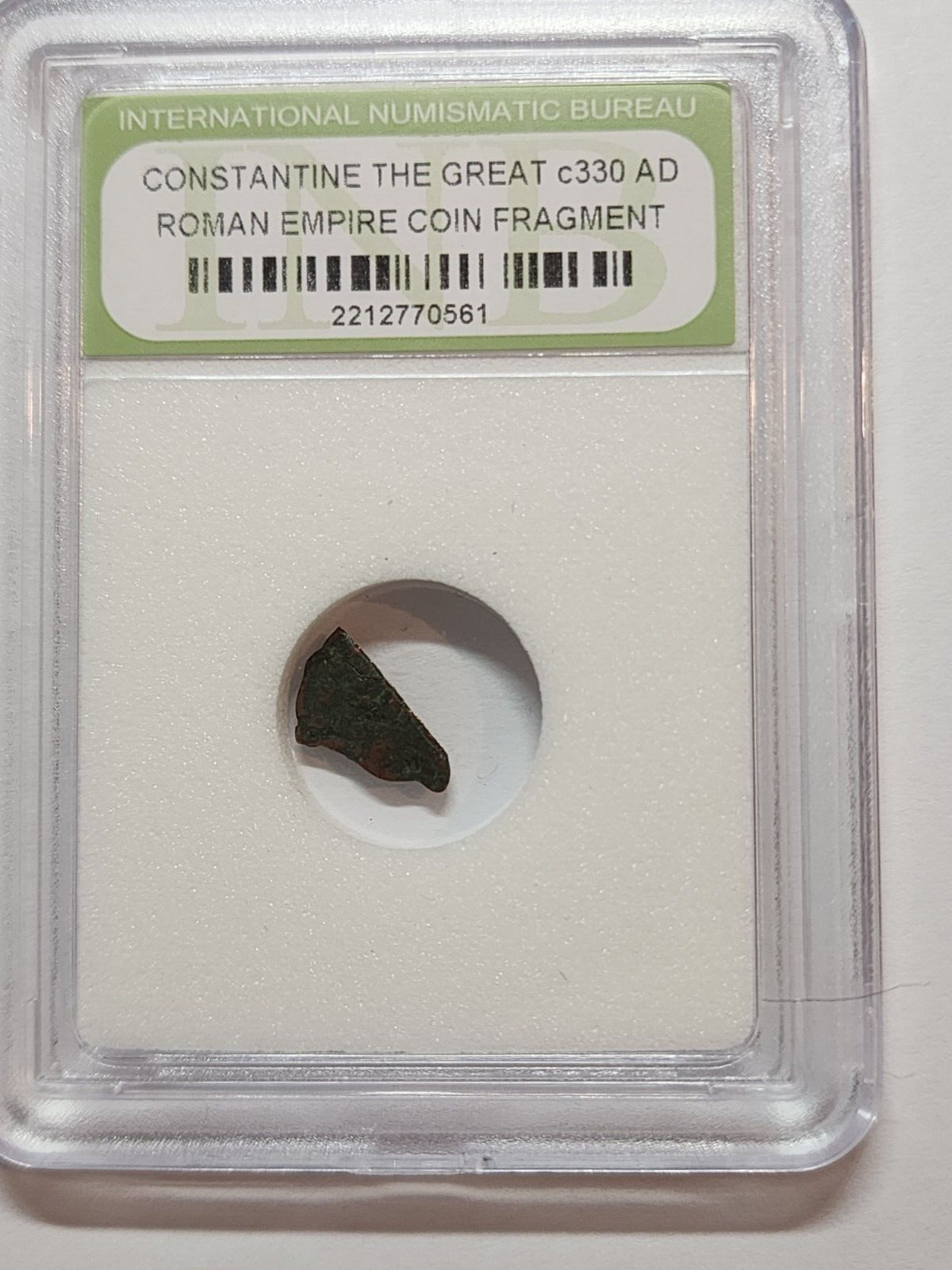 Constantine the Great Era Roman Empire 330 AD Fragment Coin INB Certified