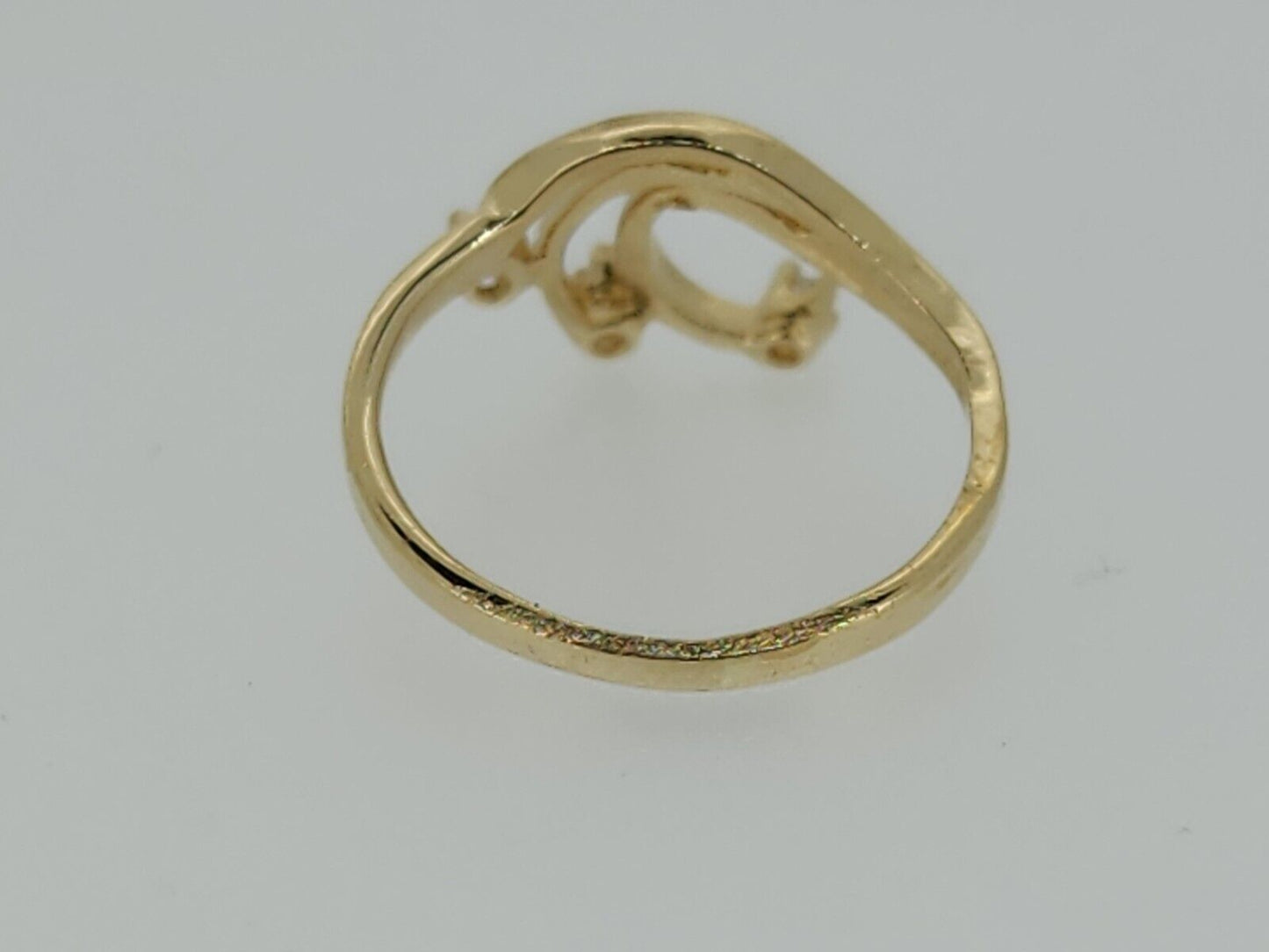 14Kt. Yellow Gold Diamond Fashion Ring with Three (3) Round Natural Diamonds