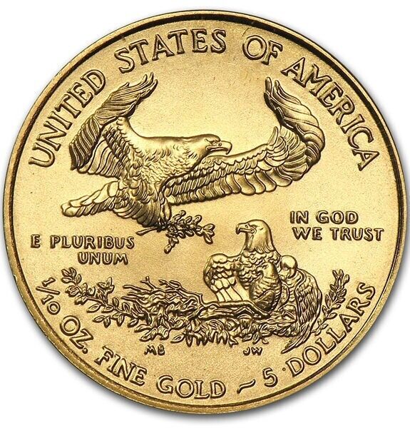 2021 1/10 oz American Gold Eagle Coin (Type 1) - Uncirculated