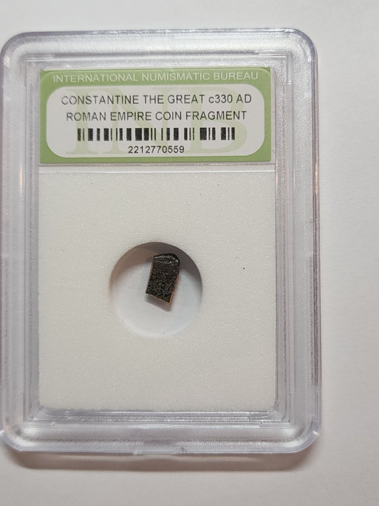 Constantine the Great Era Roman Empire 330 AD Fragment Coin INB Certified
