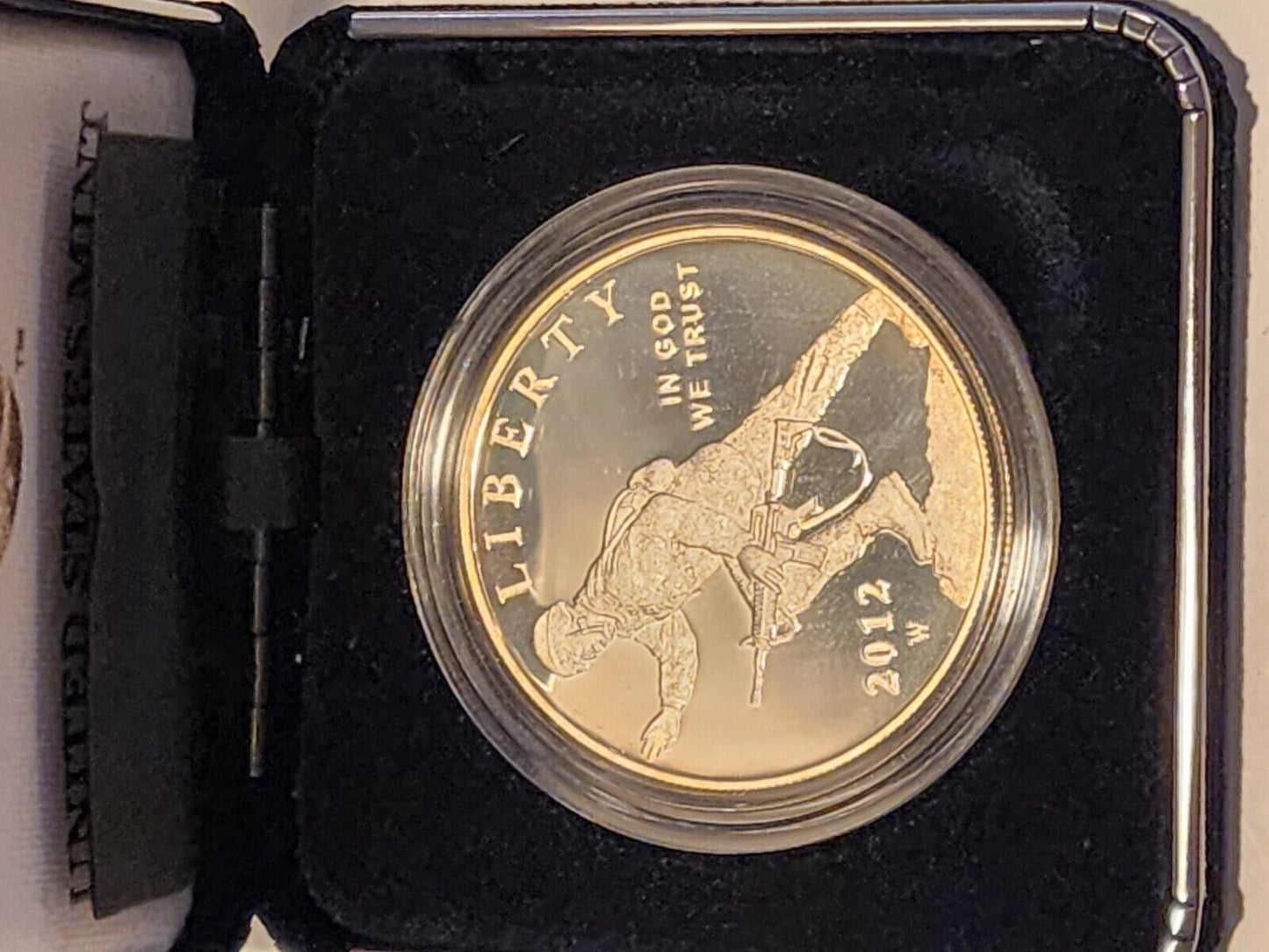 2012 Infantry Soldier Silver Dollar United States Mint Commemorative Coin H168
