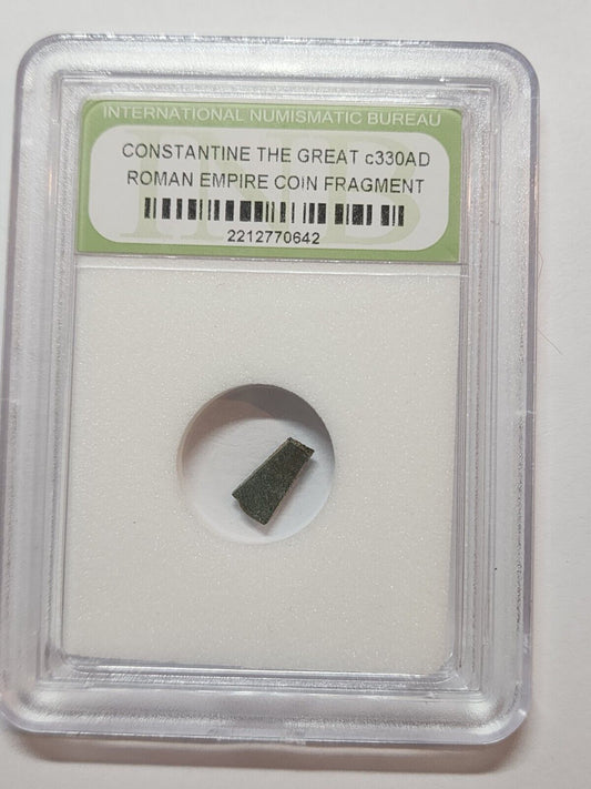 Constantine the Great Era Roman Empire 330 AD Fragment Coin INB Certified