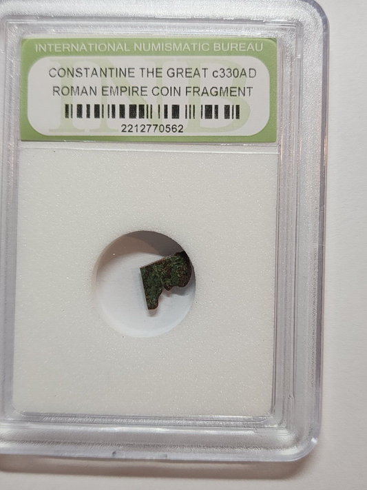 Constantine the Great Era Roman Empire 330 AD Fragment Coin INB Certified