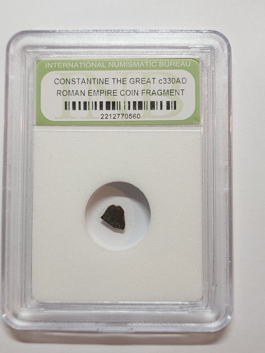 Constantine the Great Era Roman Empire 330 AD Fragment Coin INB Certified