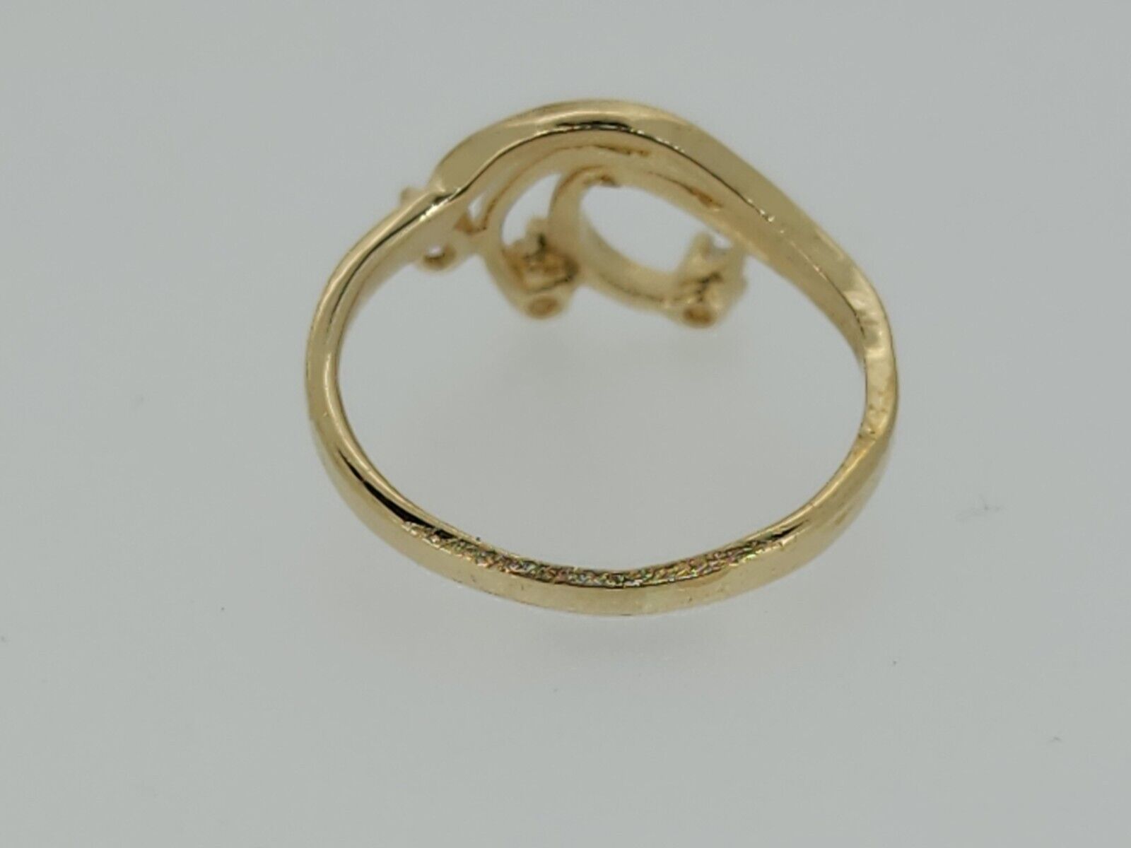14Kt. Yellow Gold Diamond Fashion Ring with Three (3) Round Natural Diamonds