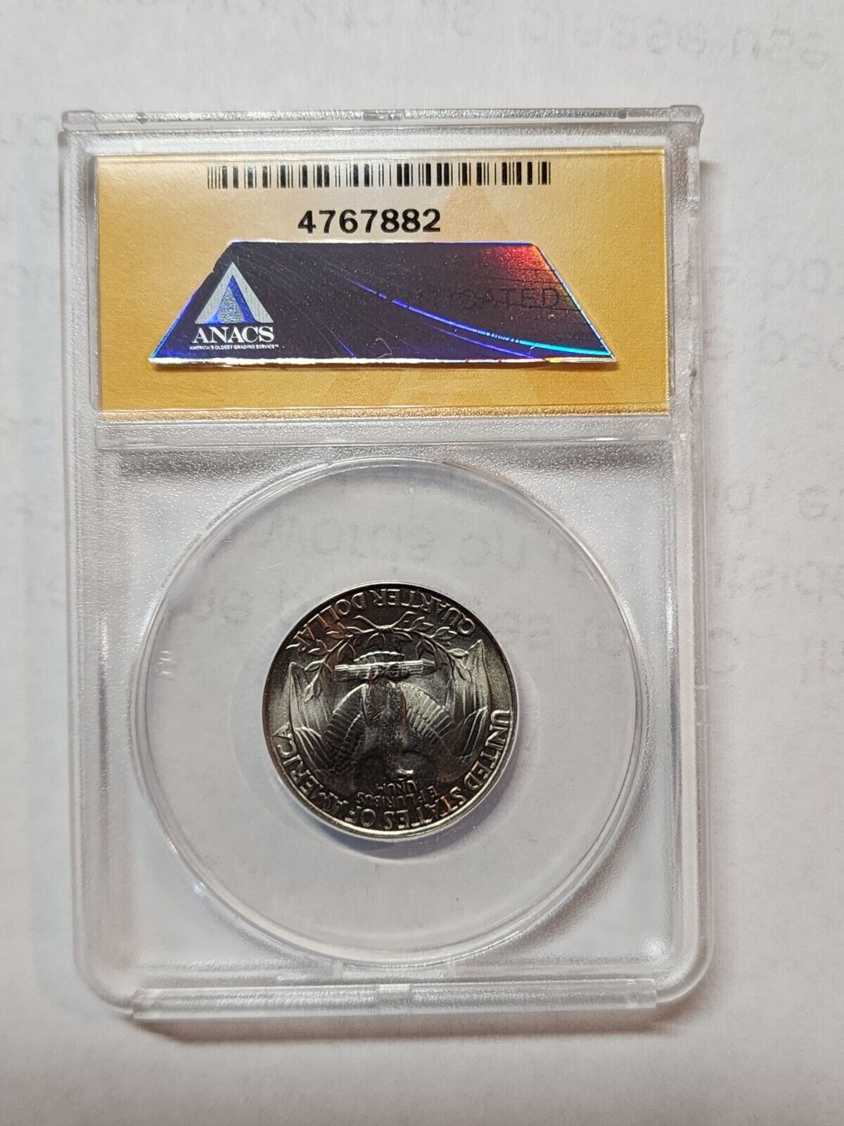 1983-P Washington Quarter  Brilliant, Certified MS64, ANACS