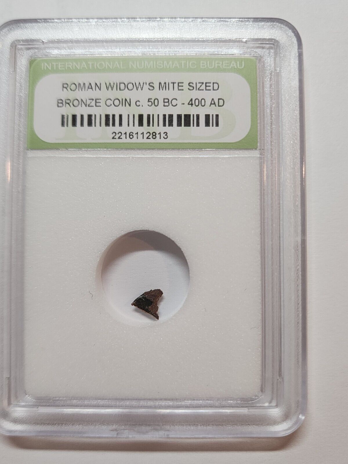 Roman Widow's Mite Sized Bronze Coin 50 BC - 400AD INB Certified